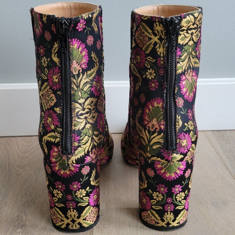 Lewit Lanzo Brocade Booties Size 38.5 - Picture 4 of 8